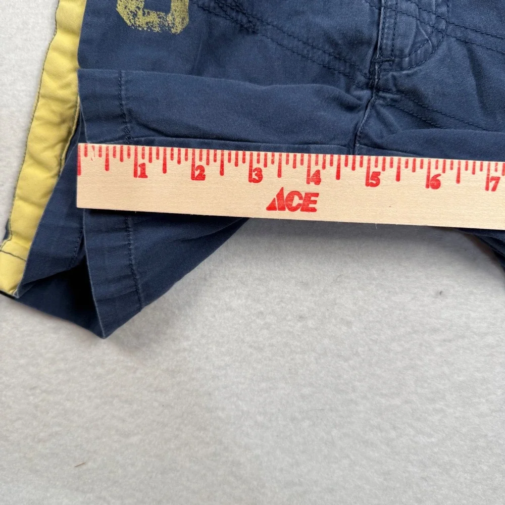 Polo Ralph Lauren Shorts Toddler Boys 3T Navy Yellow Pony Graphic Preppy Sporty